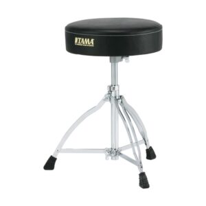 TAMA HT130 SGABELLO REGOLABILE PER BATTERIA GAMBE DOPPIE ALTEZZA 445-620MM SEDILE 33CM ALTO 90MM