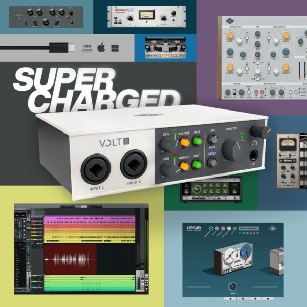 Universal audio volt 2 usb recording studio