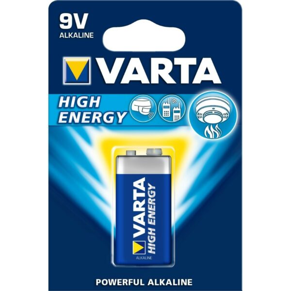Varta batteria 9v high energy blister