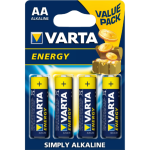Varta blister da 4pz batteria aa 1,5v