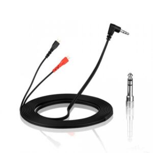 ZOMO HD25 CAVO DI RICAMBIO PER SENNEHISER HD 25 LISCIO DA 1,5 METRI NERO