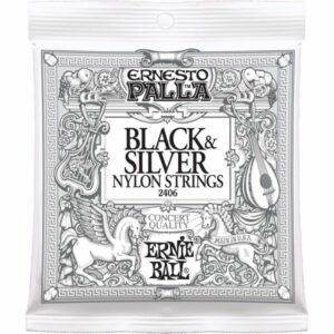 ERNIE BALL Nylon Ernesto Palla Black & Silver 2406