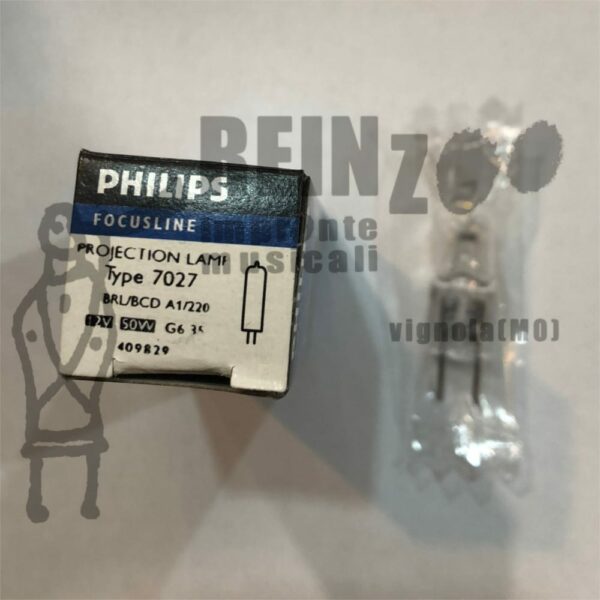 Lampada Philips 7027 - 12V 50W - attacco G 6,35