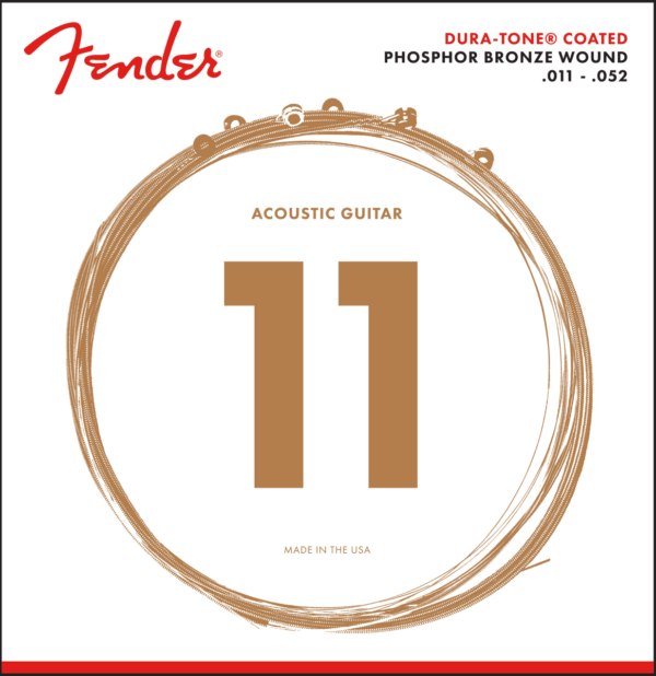 FENDER Dura-Tone Coated Phosphor Bronze 11-52