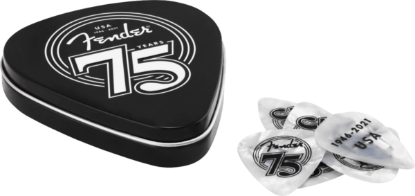 FENDER 75th Anniversary Pick Tin 18 Plettri
