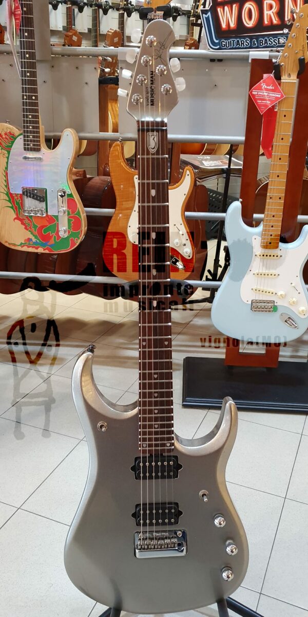Music Man - JP13 6 Platinum Silver -USATO IN GARANZIA-
