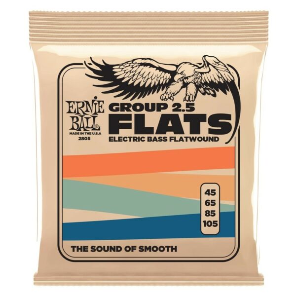 Ernie ball 2805 flatwound bass strings