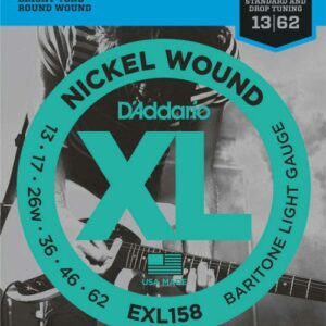 D&apos;ADDARIO EXL158 Baritone Light Gauge 13-62