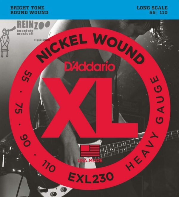 D&apos;Addario EXL230 Set Corde Basso EXL