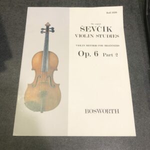 Sevcík. Studi per violino Op6 Part 2