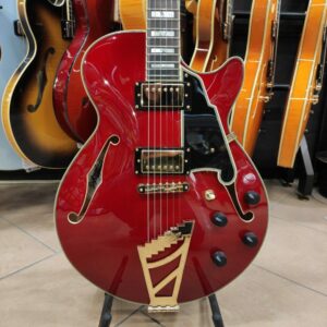 D&apos;ANGELICO EXCEL SS Trans Cherry (with stairstep tailpiece)