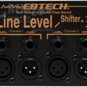 Ebtech LLS-2-XLR 2-channel Line Level Shifter with XLR