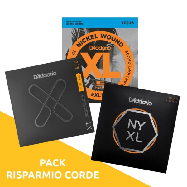 PACK D&apos;ADDARIO DA CHITARRA ELETTRICA 09-46
