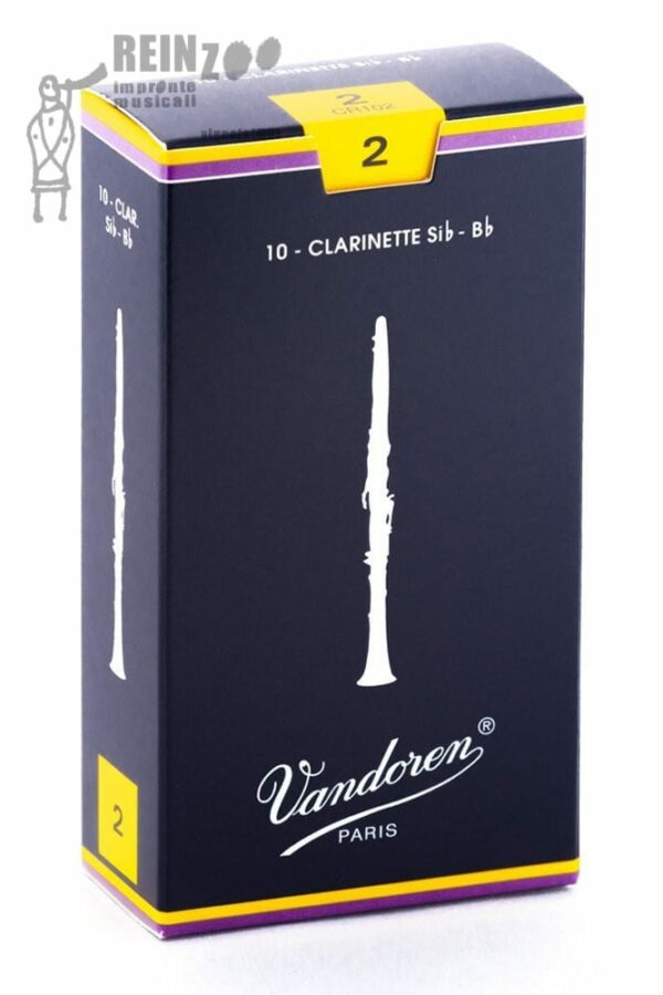Vandoren Traditional Bb Clarinet 2 ; box da 10