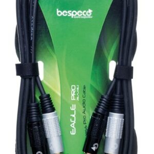 Bespeco EA2J500 Cavo 2 Jack 6,3/2 Jack 6,3 mt.5