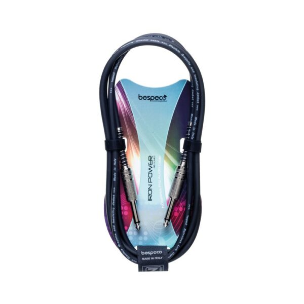 Bespeco IRO300BK Cavo Jack 6,3 -Jack 6,3 - Mt.3