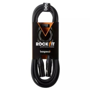 Bespeco RKMB100R Cavo Microfinico XLR F – XLR M 1m.