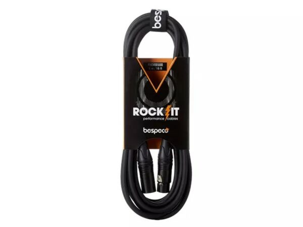 Bespeco RKMB500 Cavo Microfonico XLR F - XLR M 5m.
