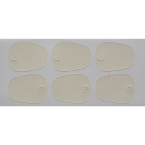 BG A11L Kit 6 Proteggi Bocchino Trasparenti Per Sax Soprano 0,4MM Large
