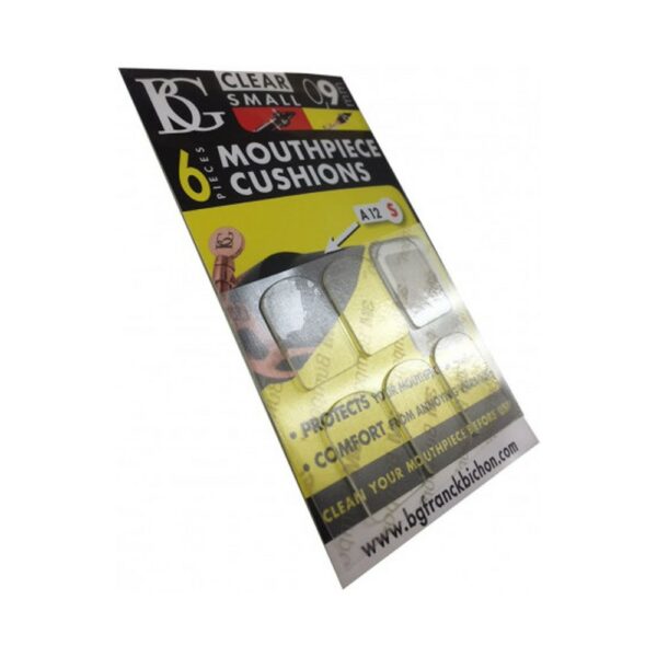 BG A12S Kit 6 Proteggi Bocchino Trasparenti Per Clarinetto Sib 0,9MM Small