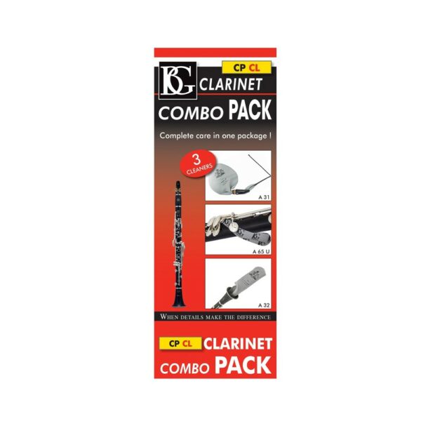 BG CPCL Combo Pack Kit Panni Per Pulizia Clarinetto Sib