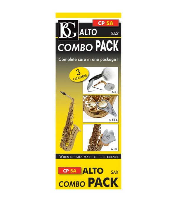 BG CPSA Combo Pack Sax Alto Kit Panni Pulizia
