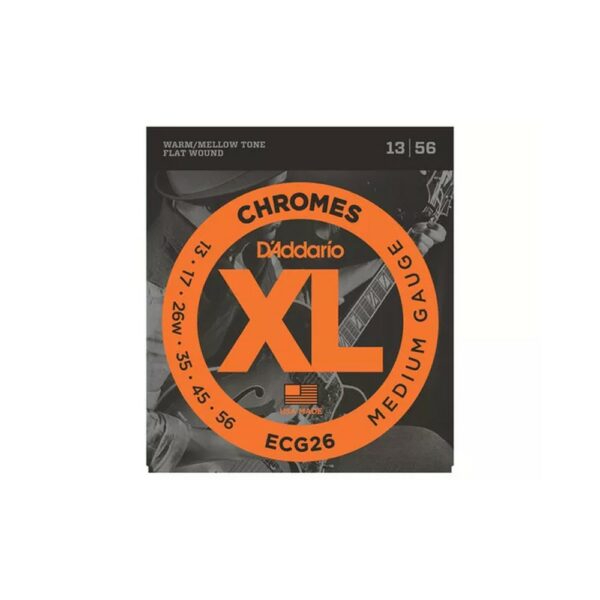 D'Addario ECG26 Chromes Medium 13-56