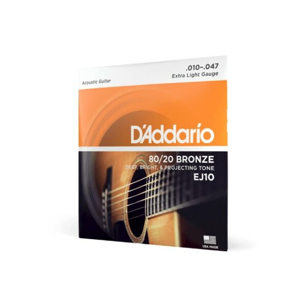 D'Addario EJ10 80/20 Bronze Acoustic 10-47