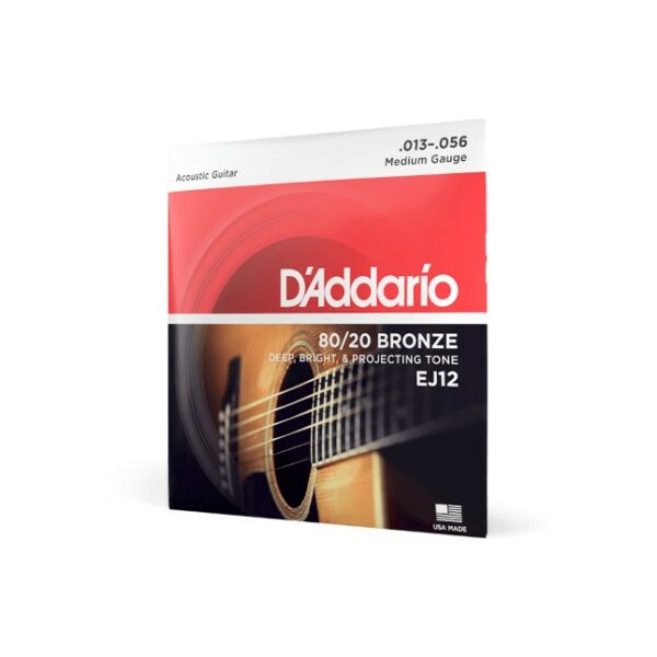 D'Addario EJ12 80/20 Bronze Acoustic Guitar 13-56