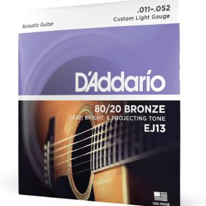 D’Addario EJ13 80/20 Bronze Acoustic 11-52