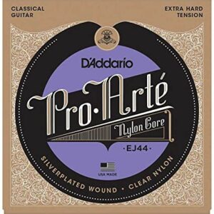 D’Addario EJ44 Pro-Artè Nylon Extra Hard Tension Classical GUitar