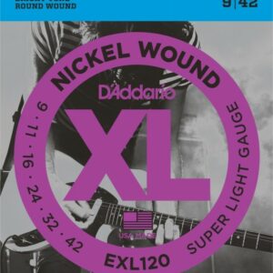 D’addario exl120 nickel wound super light 09-42