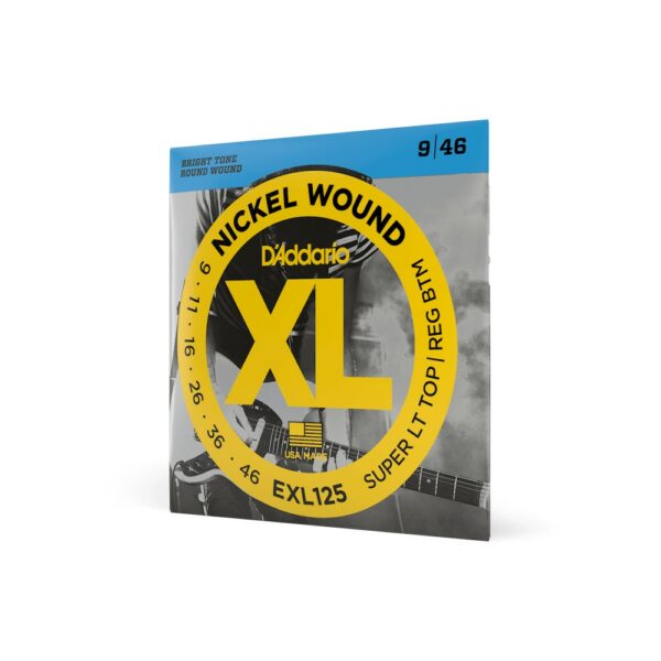 D'Addario EXL125 Super Light Top / Regular Botton