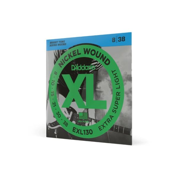 D'Addario EXL130 Nickel Wound, Extra-Super Light, 08-38