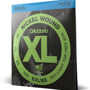 D’Addario EXL165 Nickel Wound Bass 45-105