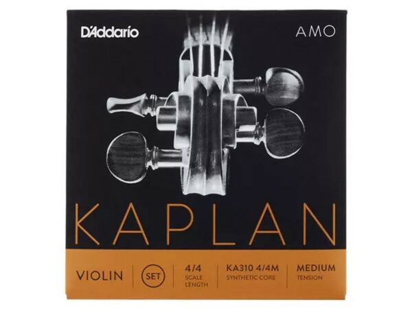 D'Addario KA310 4/4M Kaplan Amo Violin String Set Medium Tension