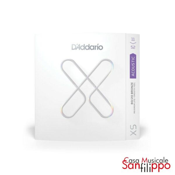D'Addario XSABR1152 Bronze 80/20 Acoustic 11-52