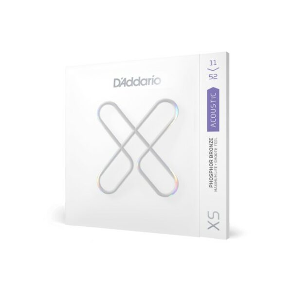D'Addario XSAPB1152 - Corde In Fosforo-Bronzo, Scalatura Leggera Custom, 11-52