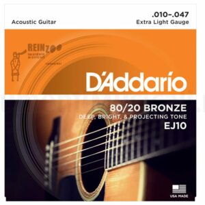 D&apos;ADDARIO EJ10 80/20 Bronze