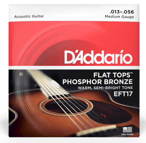 D&apos;ADDARIO EFT17 Flat Tops Medium 13-56