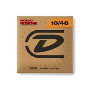 Dunlop DAB1048 Extra Light Cordiera Per Chitarra Acustica 80/20 Bronze Extra Light