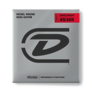 Dunlop DBSBN45105 Super Bright Nickel Wound Medium