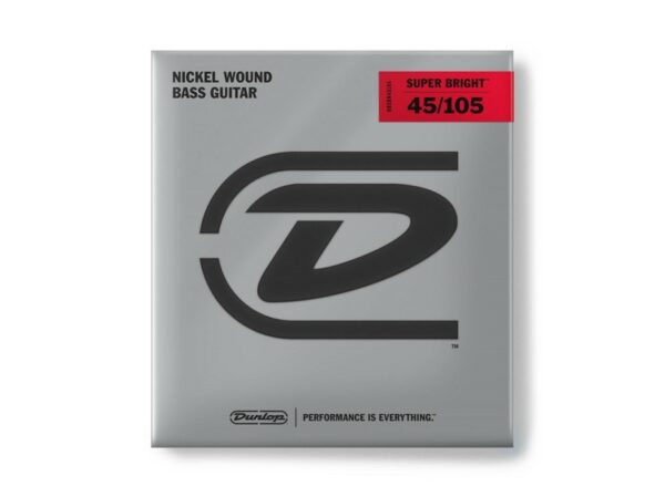 Dunlop DBSBN45105 Super Bright Nickel Wound Medium