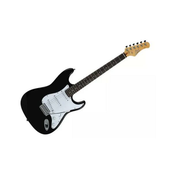 EKO EG-11 Guitar Pack Black Kit Con Chitarra Elettrica Nera Amplificatore Borsa Tracolla