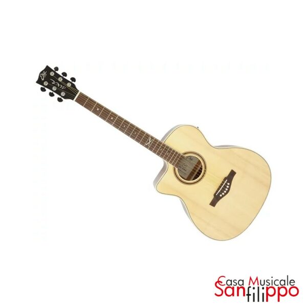 Eko NXT A100CE Natural (Left-Handed) Chitarra Acustica Elettrificata Spalla Mancante Mancina Naturale