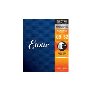 ELIXIR 12007 Electric Nickel Plated Steel Nanoweb Muta Di Corde Per Chitarra Elettrica