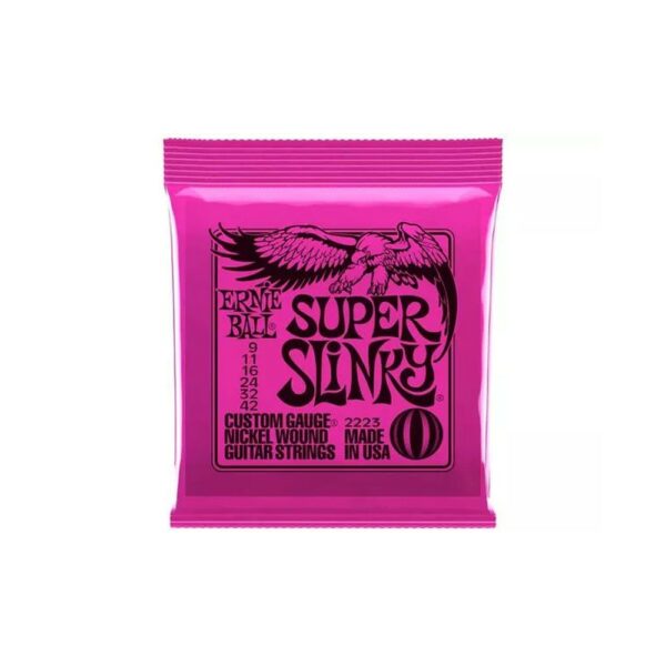 Ernie Ball 2223 Super Slinky Corde Per Chitarra Elettrica Nickel Wound 09-42