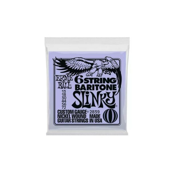 Ernie Ball 2839 Nickel Wound Baritone Slinky 013-072