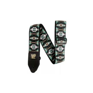 Ernie Ball 3525 Southwestern Turquoise Jacquard Strap Tracolla