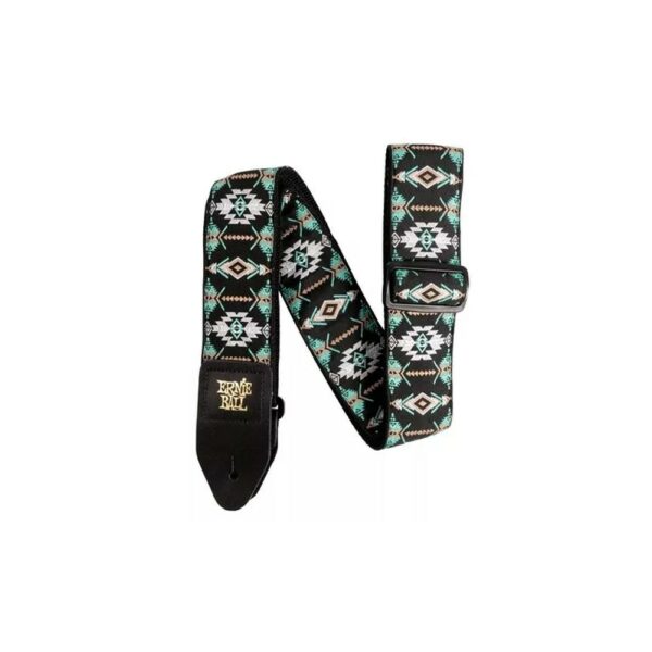 Ernie Ball 3525 Southwestern Turquoise Jacquard Strap Tracolla
